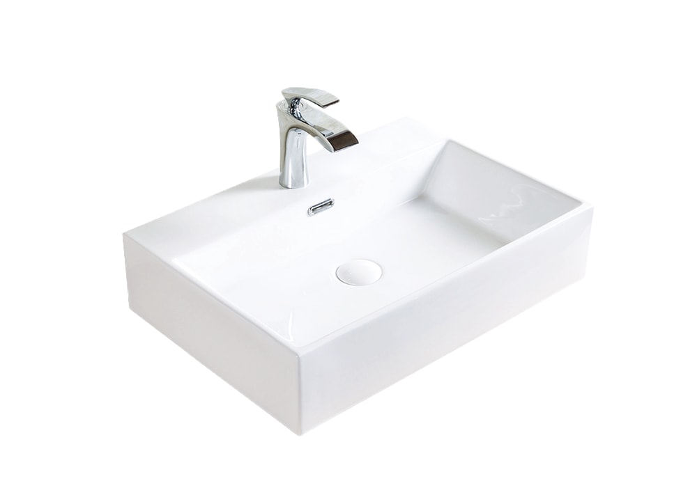 Bathroom Sinks, Ceramic, White - Item 0002015 P5