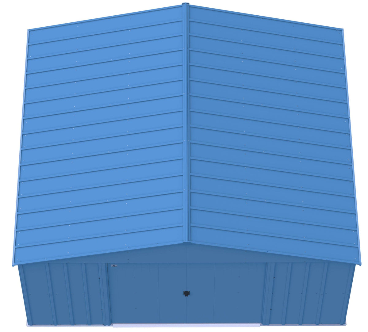 Shed, 14x12, Grey, Blue - Item 0003289 T4