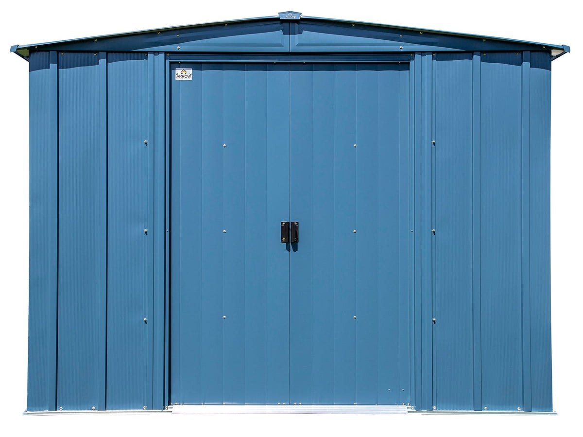 Shed, 8-ft, 6-ft, Grey, Blue - Item 0003293 N1