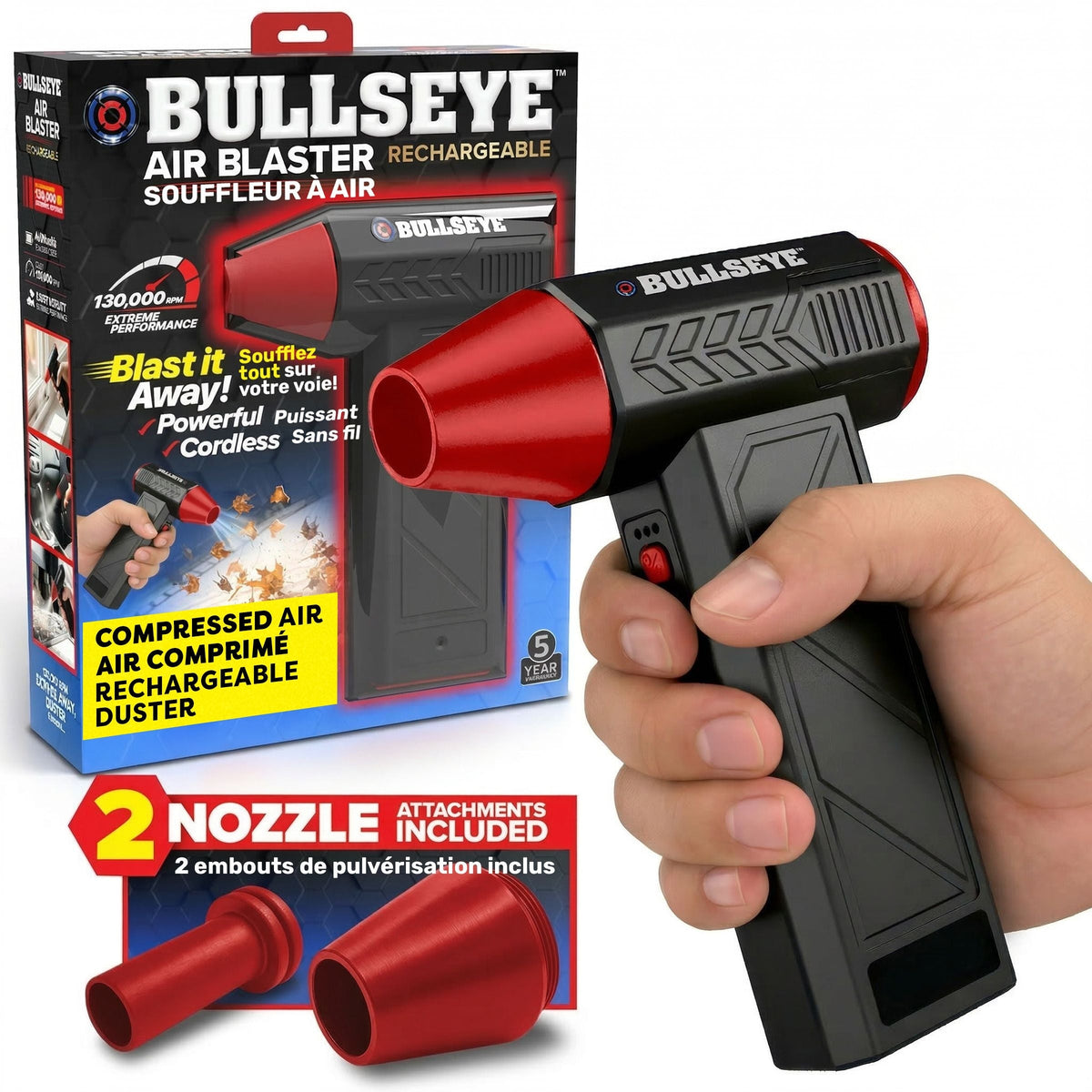 Leaf Blower, 7.4V, Rechargeable - Item 0003348 X9