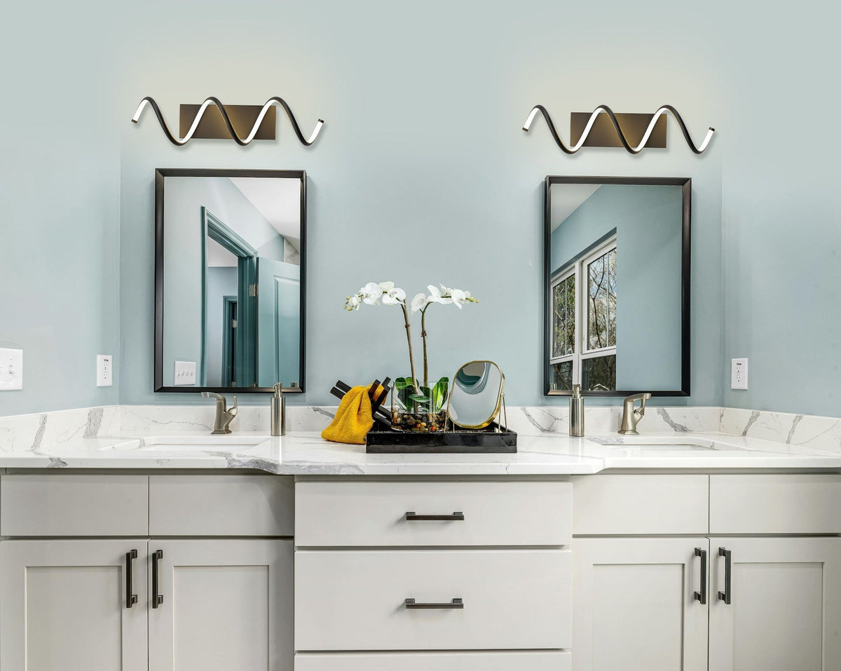 Vanity Lights, 16W, Black - Item 0001991 X4