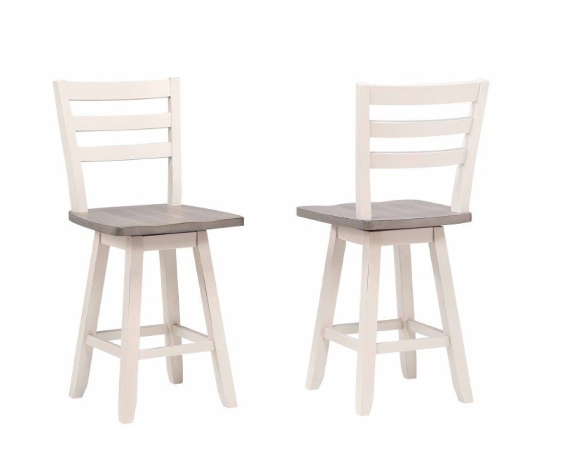 Kitchen & Dining Room Furniture, 2-pc, White, Grey - Item 0008438 E4
