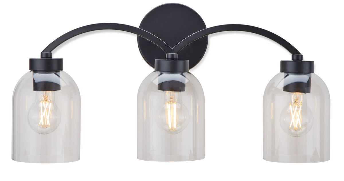 Vanity Lights, Glass, Black - Item 0001986 V2