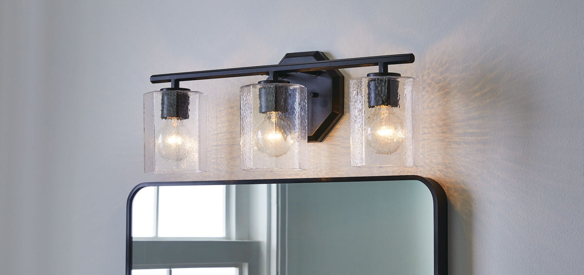 Vanity Lights, Glass, Black - Item 0001987 U2