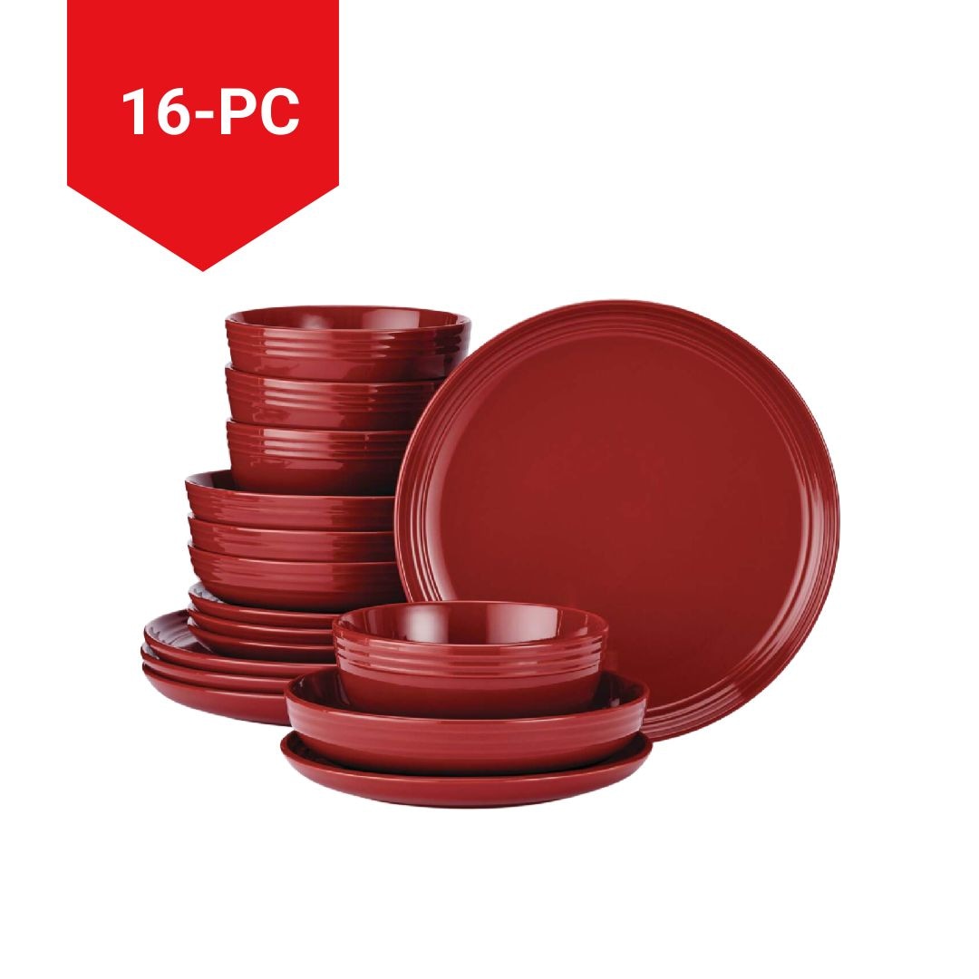 Dining & Entertaining, 16-pc, Red - Item 0006495 J5