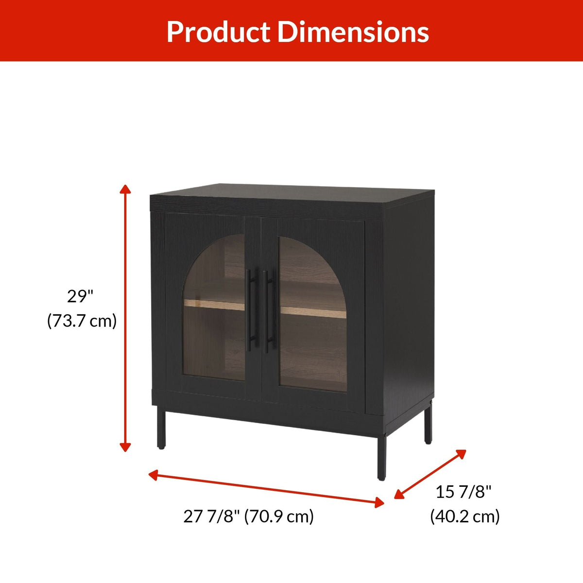 Storage Cabinets, Black - Item 0001894 K3