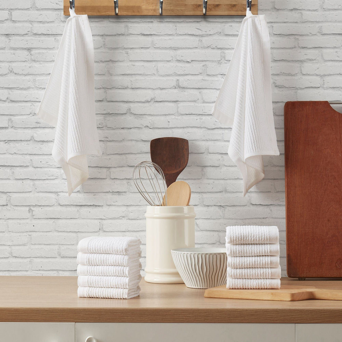 Kitchen Linens, 12-in, 6-pk, Terry - Item 0008171 G9
