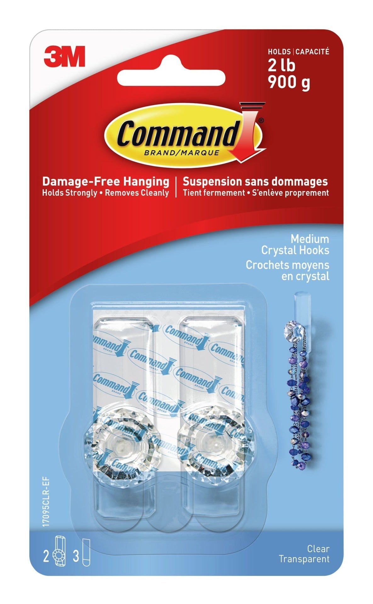 Hanging Hooks, Medium, Clear - Item 0009791 P8