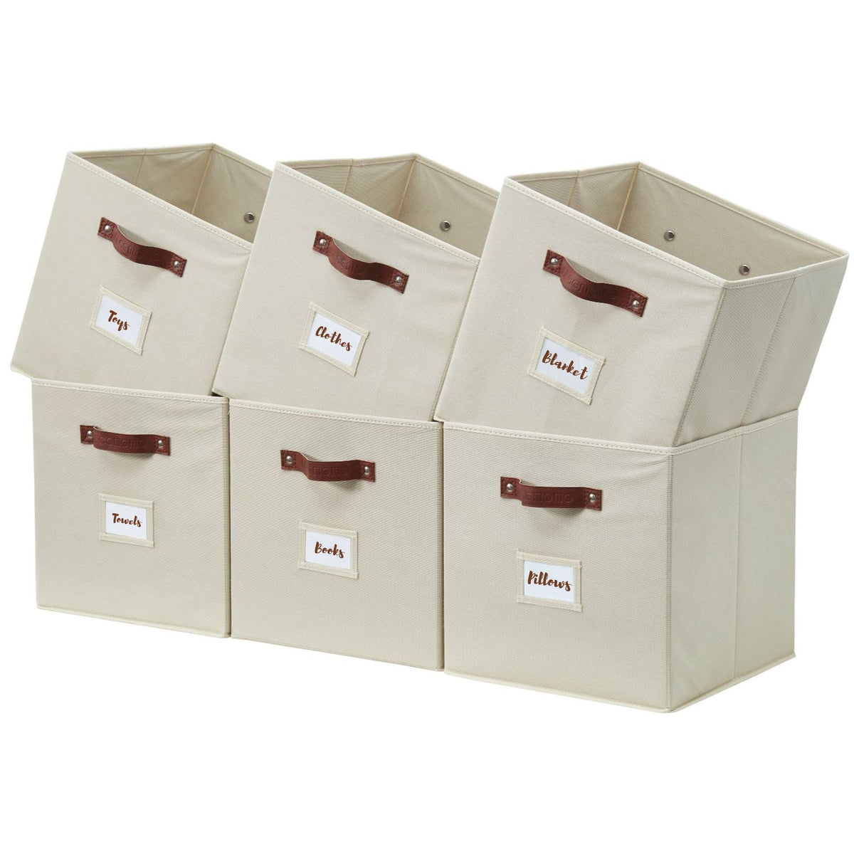 Storage Furniture, 11-in, 6-pk, Beige - Item 0009371 W2