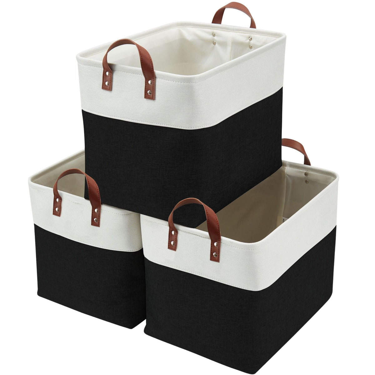 Baskets, 42-L, 3-pk, Black - Item 0009547 K9