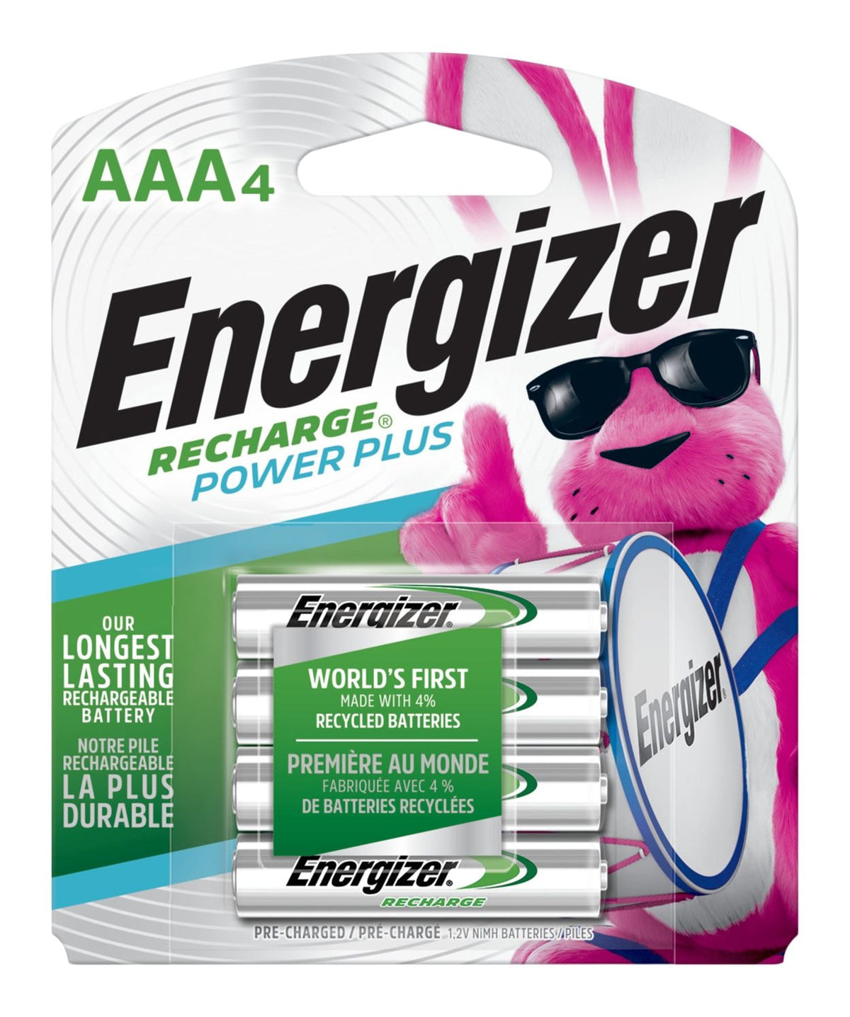 Batteries, 4-pk, Rechargeable - Item 0004130 X4