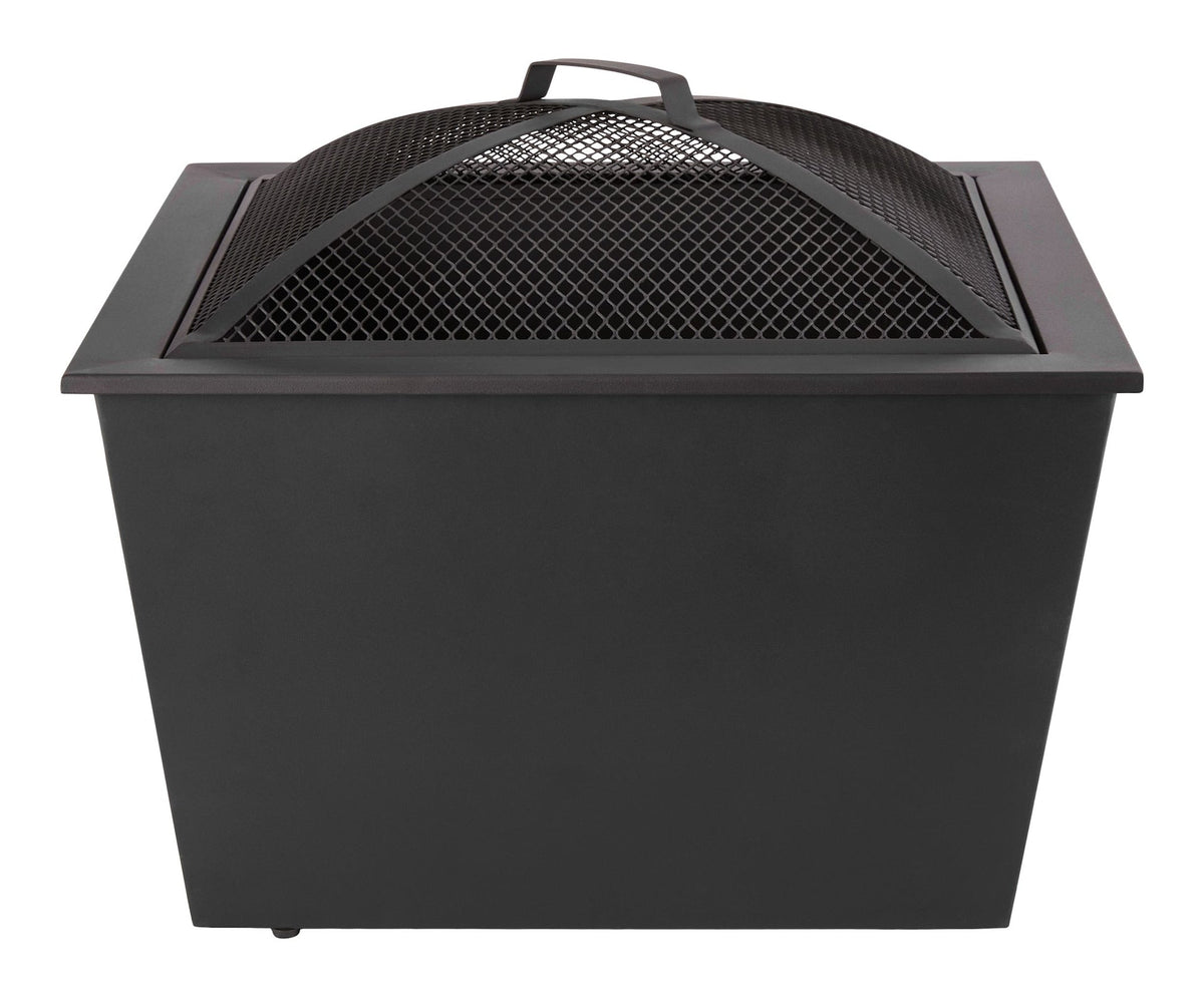 Firepits and Fire Bowls, 20-in, Wood, Outdoor, Black - Item 0003957 S7