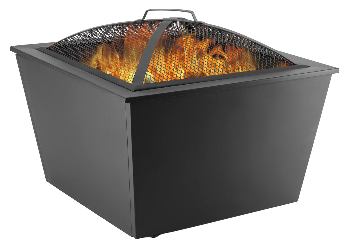 Firepits and Fire Bowls, 20-in, Wood, Outdoor, Black - Item 0003957 S7