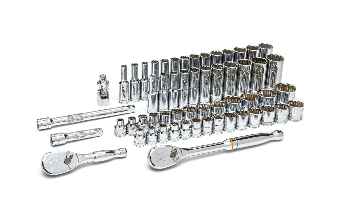 Socket Sets, 8-in, 57-pc - Item 0004401 J6