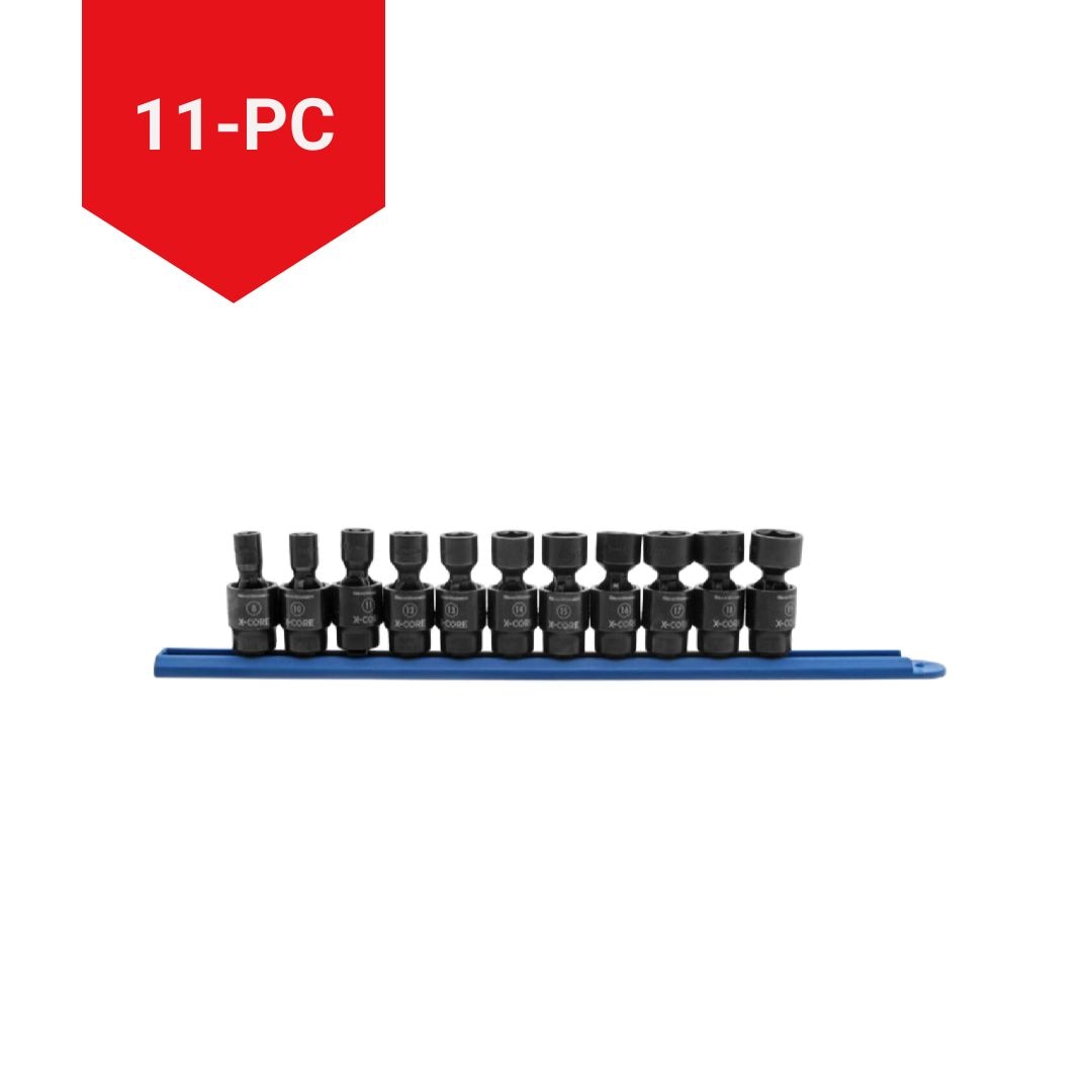 Socket Sets, 8-in, 11-pc - Item 0004402 J4