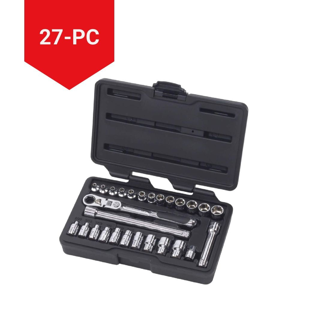 Socket Sets, 4-in, 27-pc - Item 0004398 R8