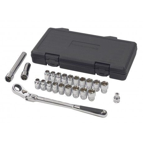 Socket Sets, 8-in, 23-pc - Item 0004400 J8