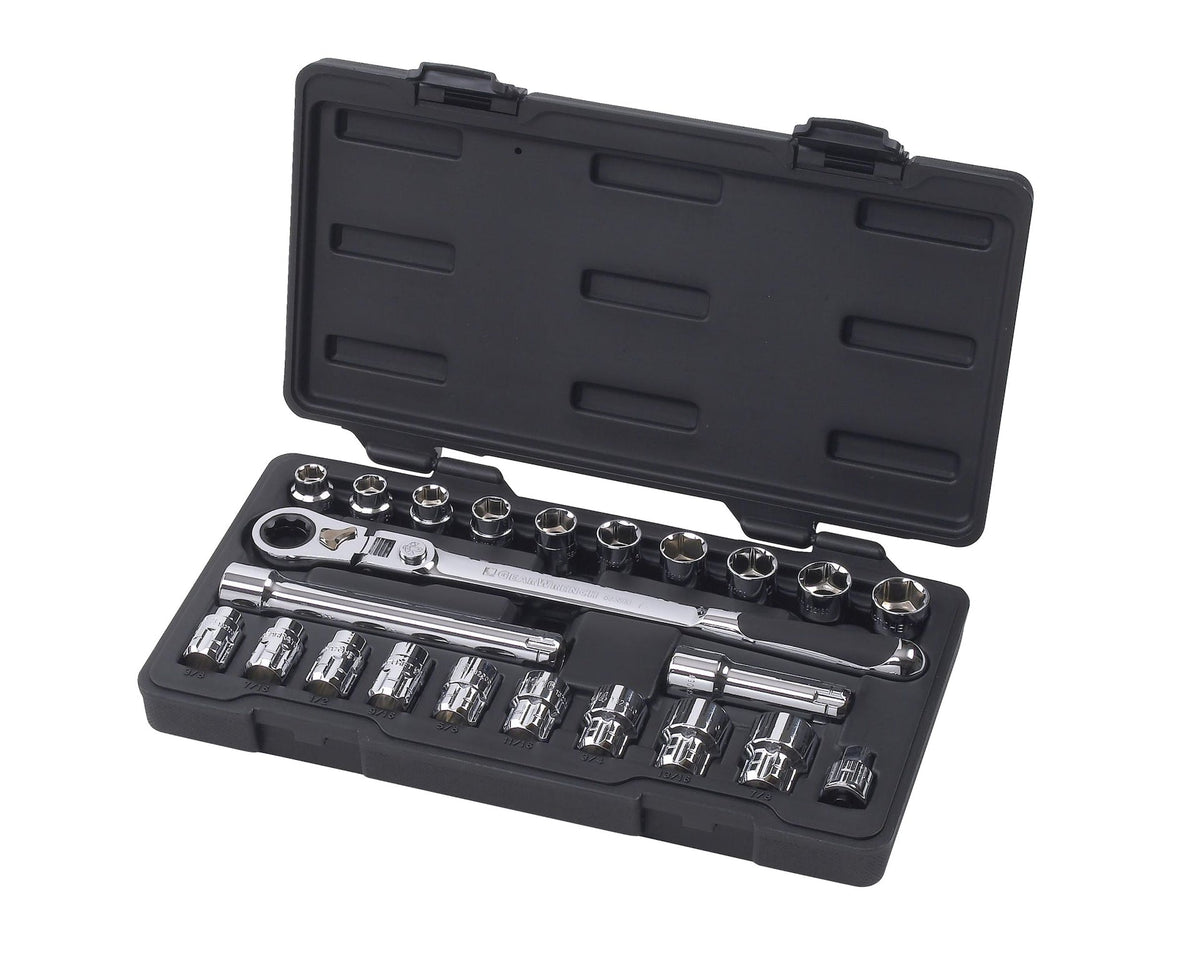 Socket Sets, 8-in, 23-pc - Item 0004400 J8
