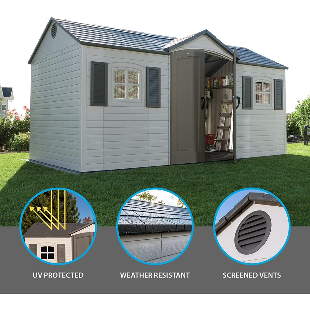 Shed, 8-ft, 15-ft, Outdoor - Item 0003239 Q3