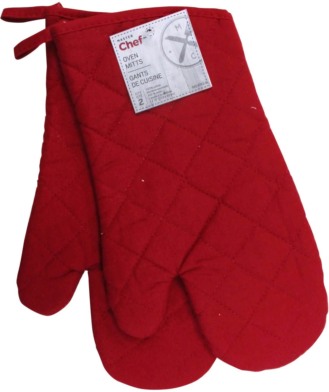 Kitchen Linens, 2pc, Cotton, Red - Item 0008182 G9