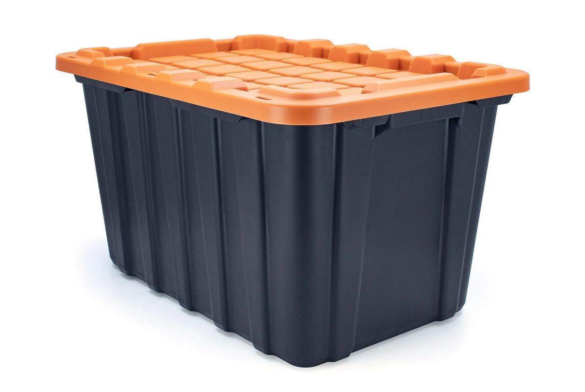Plastic Storage Containers, 102-L, Black, Orange - Item 0001606 F2