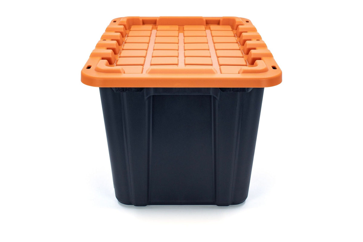 Plastic Storage Containers, 102-L, Black, Orange - Item 0001606 F2