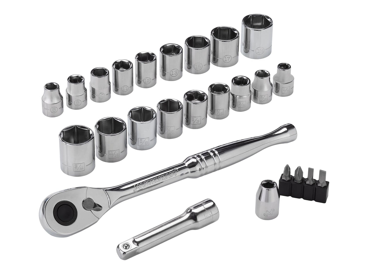 Socket Sets, 25 Piece - Item 0004340 O1