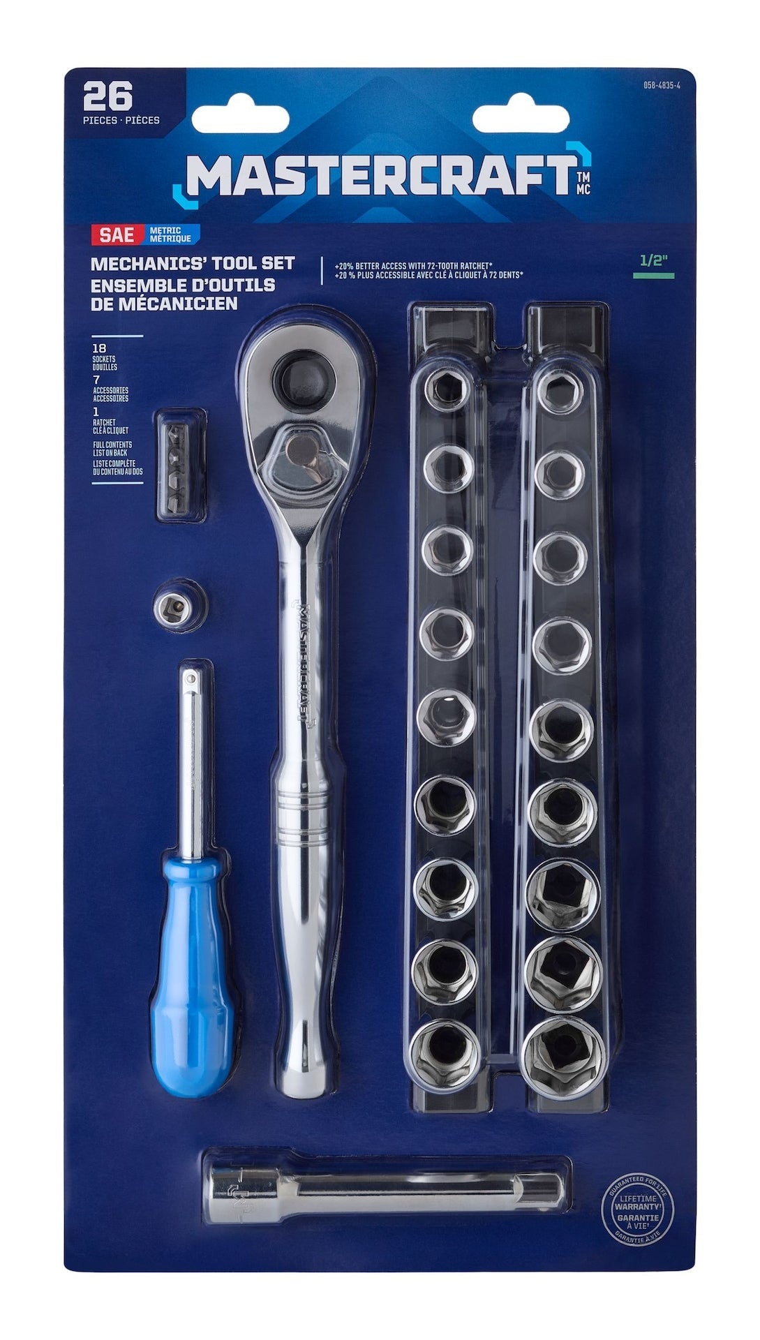 Socket Sets, 26 Piece - Item 0004352 A9