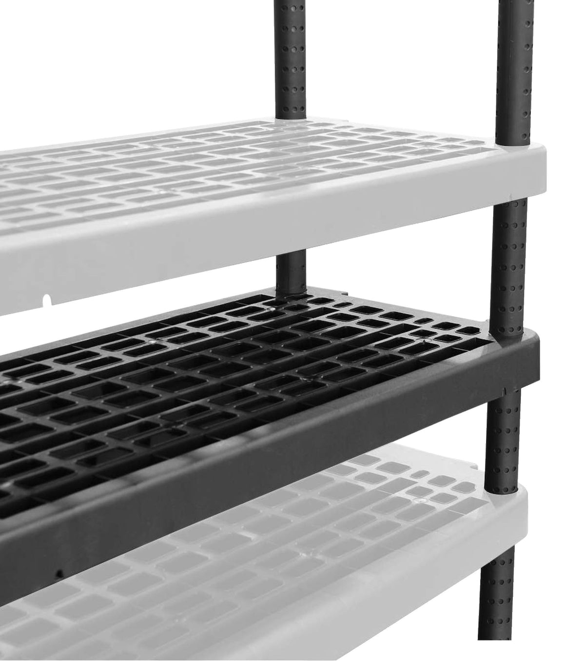 Shelving & Racks, 36 x 18 x 72, Adjustable, Plastic - Item 0009231 M4