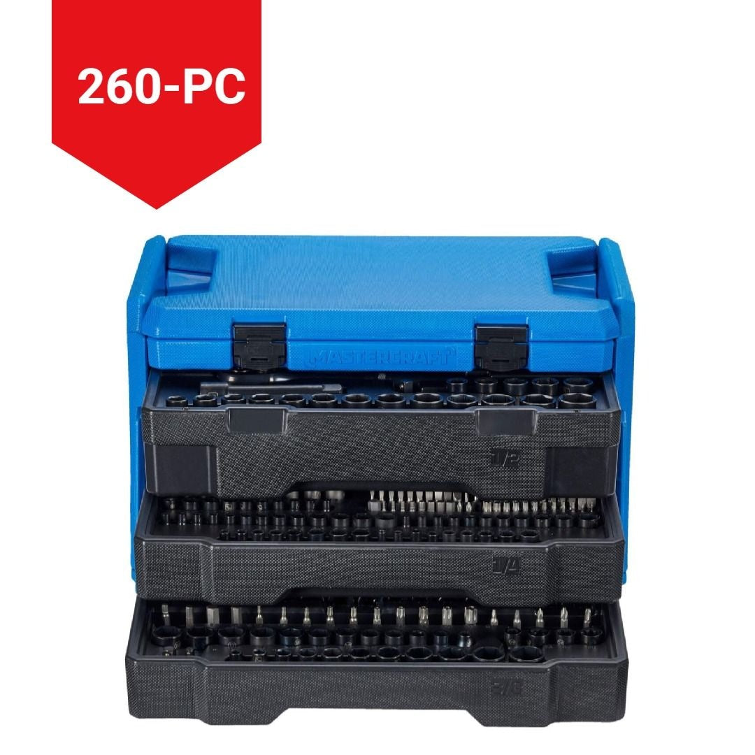Socket Sets, 260-pc, Black - Item 0004309 P8