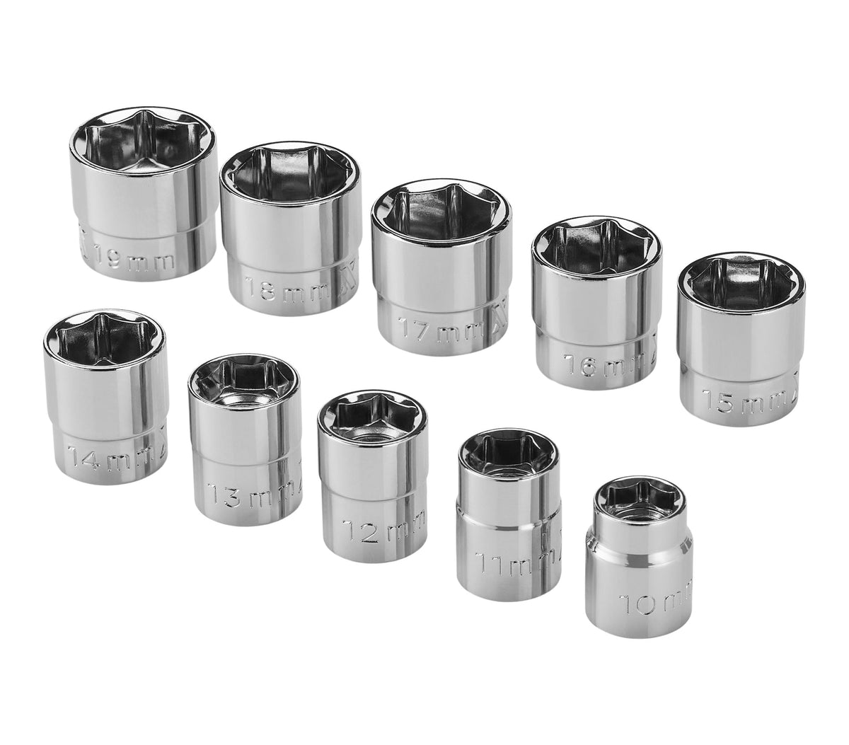 Socket Sets, 10 Piece - Item 0004389 W7