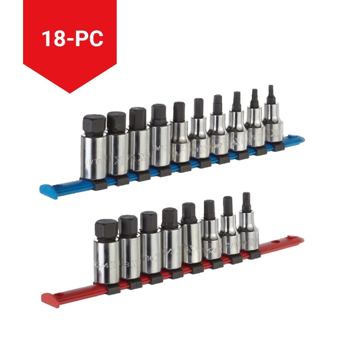 Socket Sets, 2-in, 18-pc - Item 0004302 D2