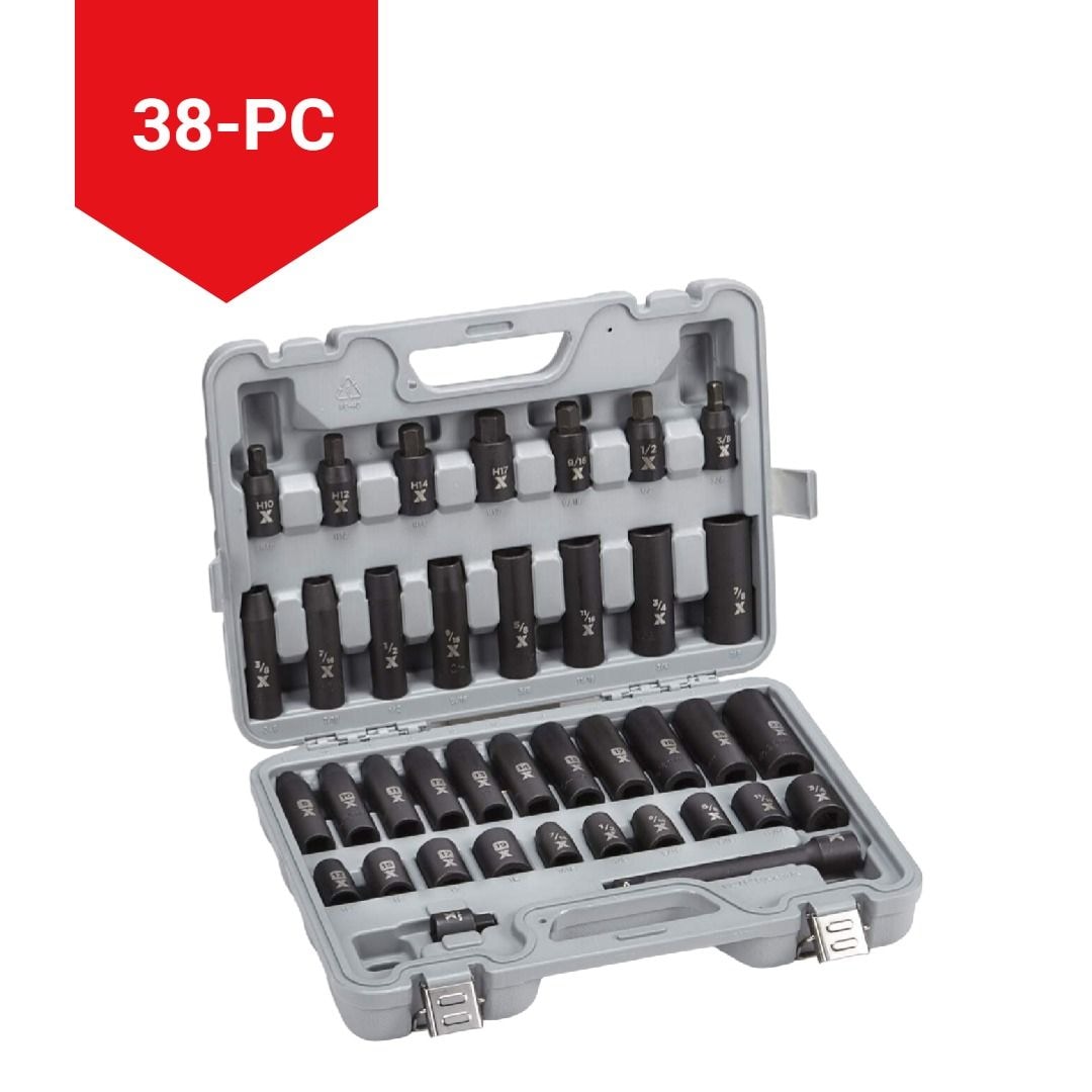 Socket Sets, 2-in, 38-pc - Item 0004296 E6