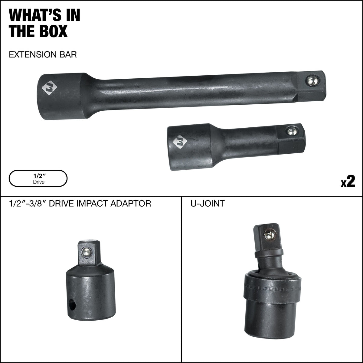 Socket Sets, 2-in, 4-pc - Item 0004368 S2