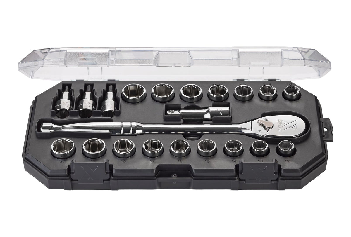 Socket Sets, 21 Piece - Item 0004342 K9