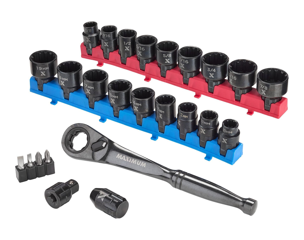 Socket Sets, 25 Piece - Item 0004376 K4