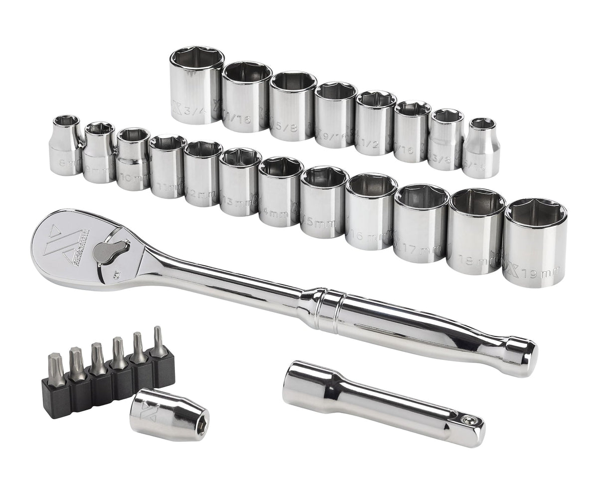 Socket Sets, 29 Piece - Item 0004388 M2