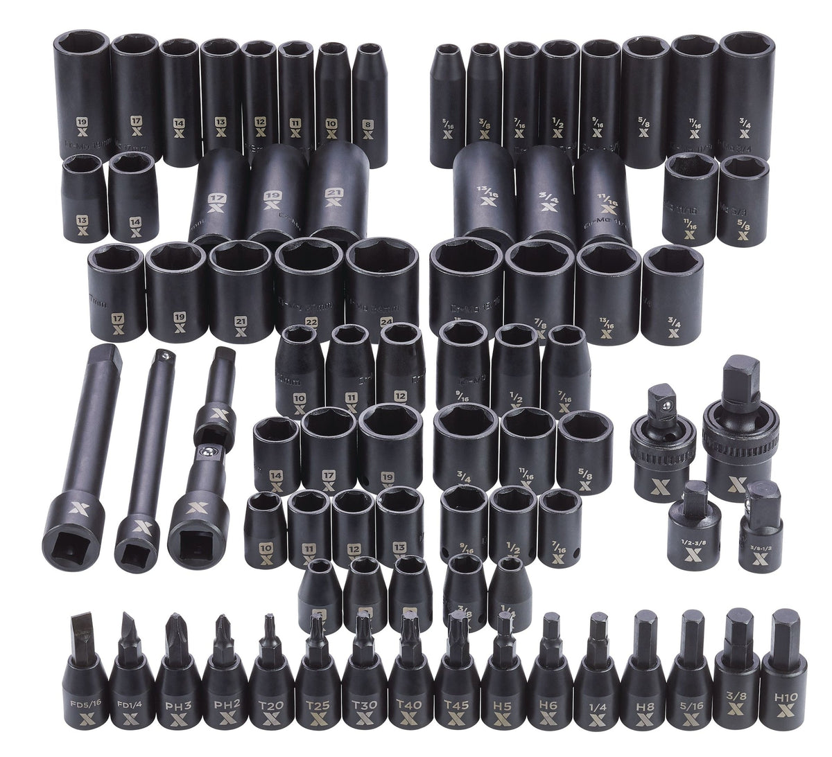 Socket Sets, 8-in, 2-in, 83-pc - Item 0004331 Q3