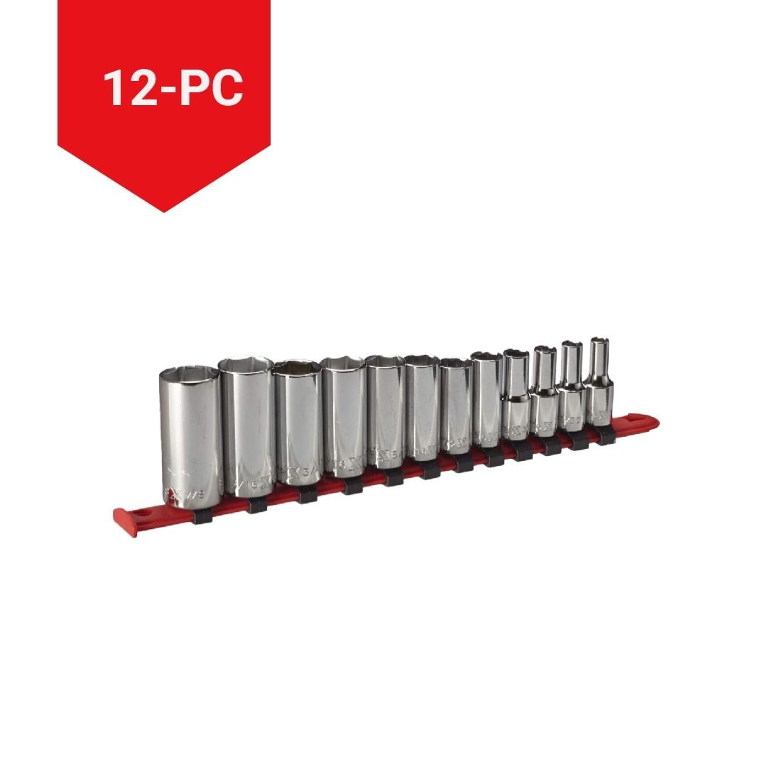 Socket Sets, 8-in, 12-pc - Item 0004354 I2