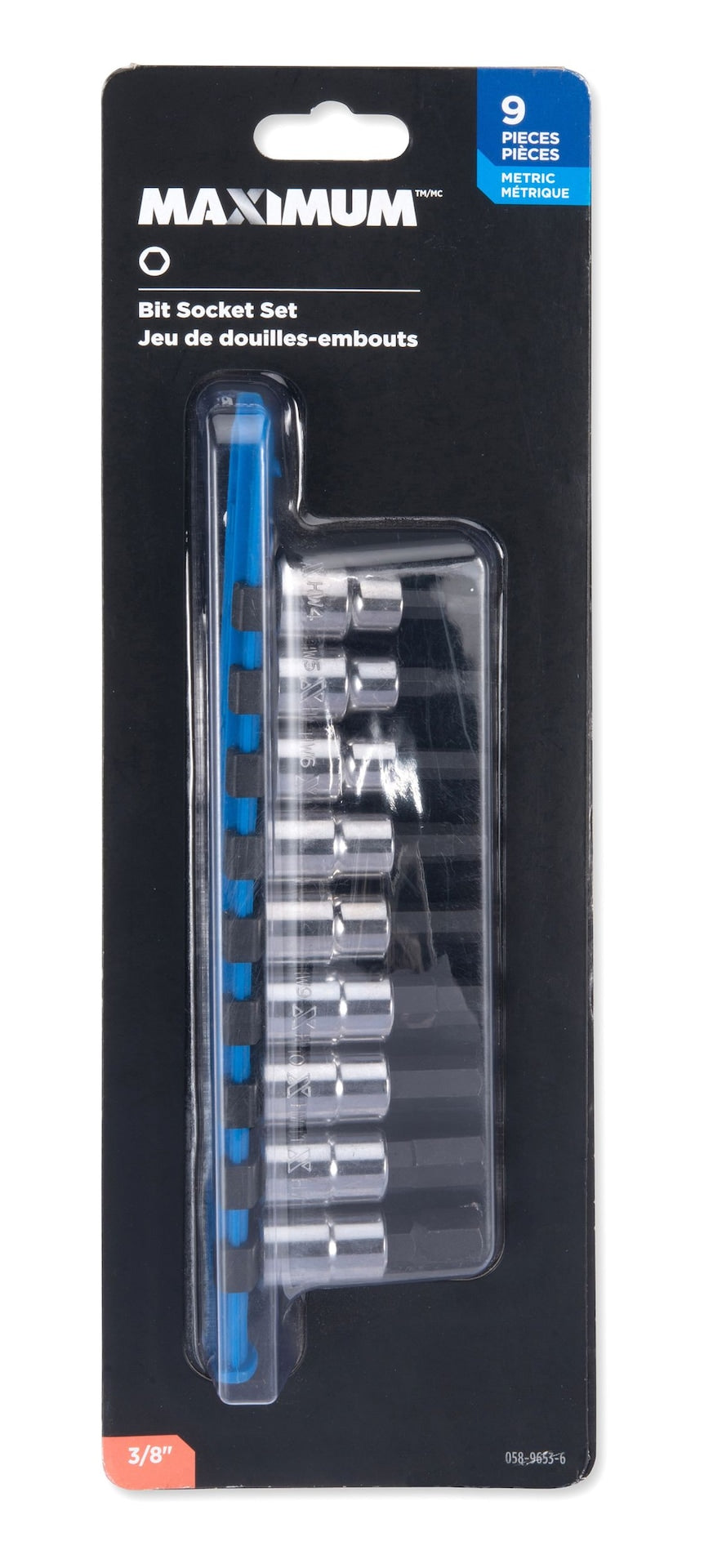 Socket Sets, 8-in, 9-pc - Item 0004359 J1