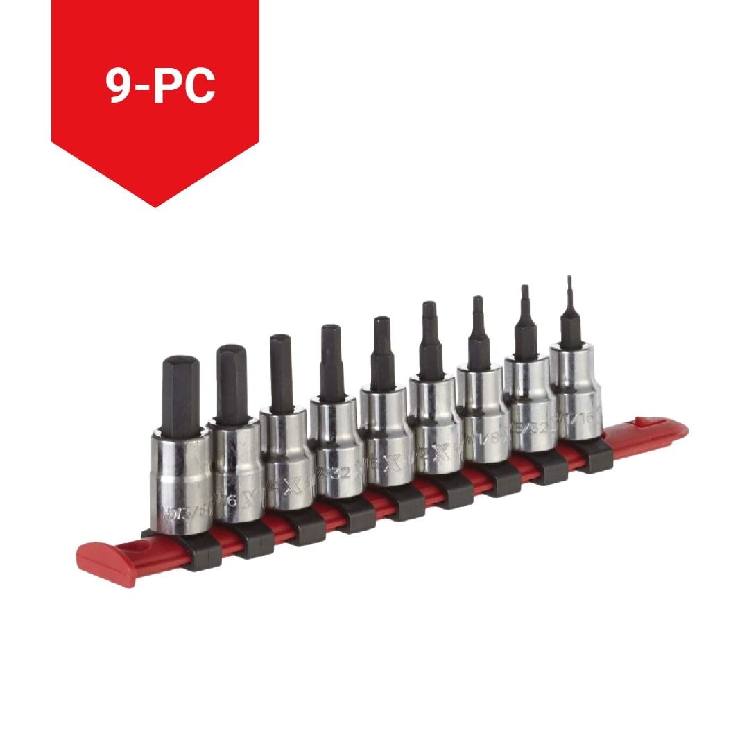 Socket Sets, 8-in, 9-pc - Item 0004346 D3