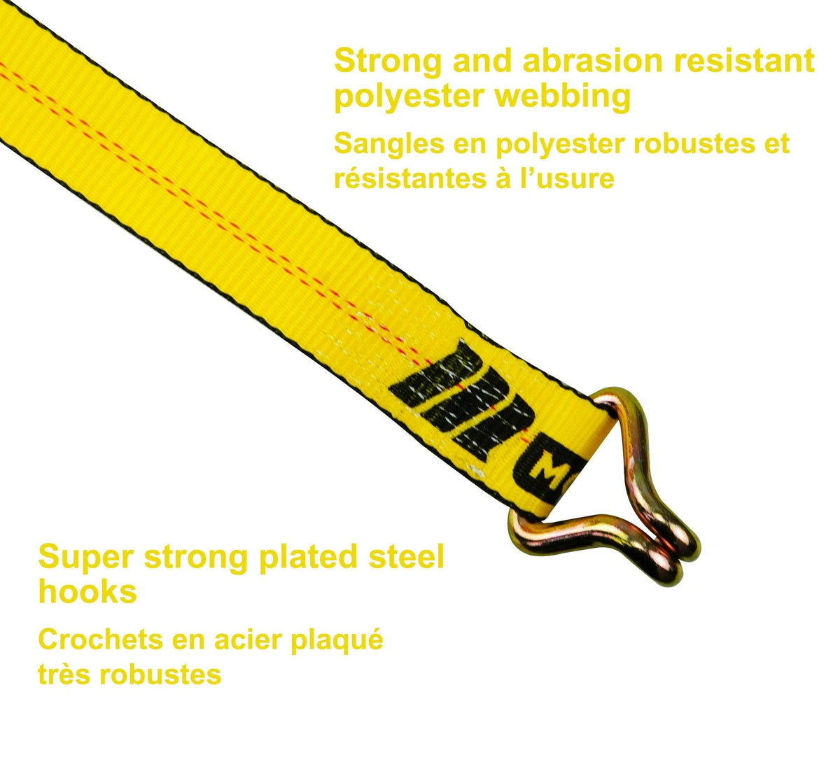 Roof Racks, Carriers & Cargo Management, 10,000-lb, 2-in, 27-ft, Abrasion Resistant - Item 0000455 E8