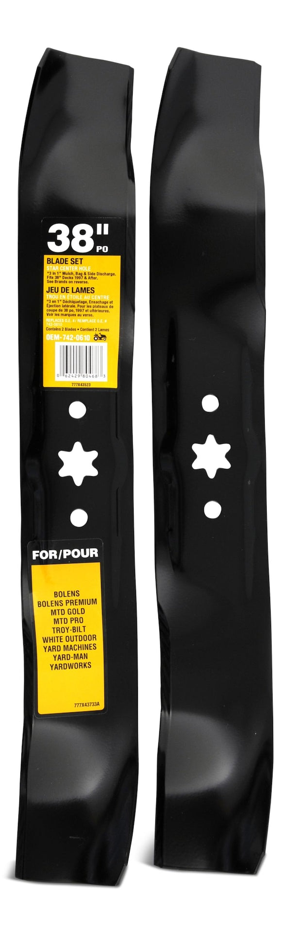 Replacement Parts, 3-in, 38-in, Black - Item 0002991 S9