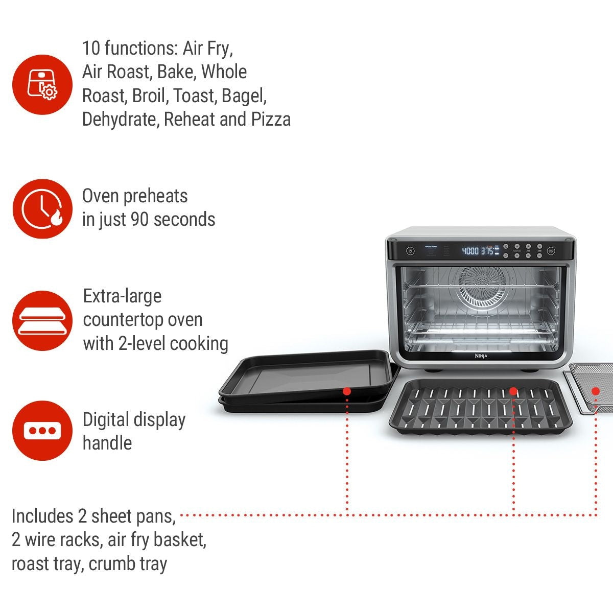 Air Fryer, Stainless Steel, Digital - Item 0001684 L1