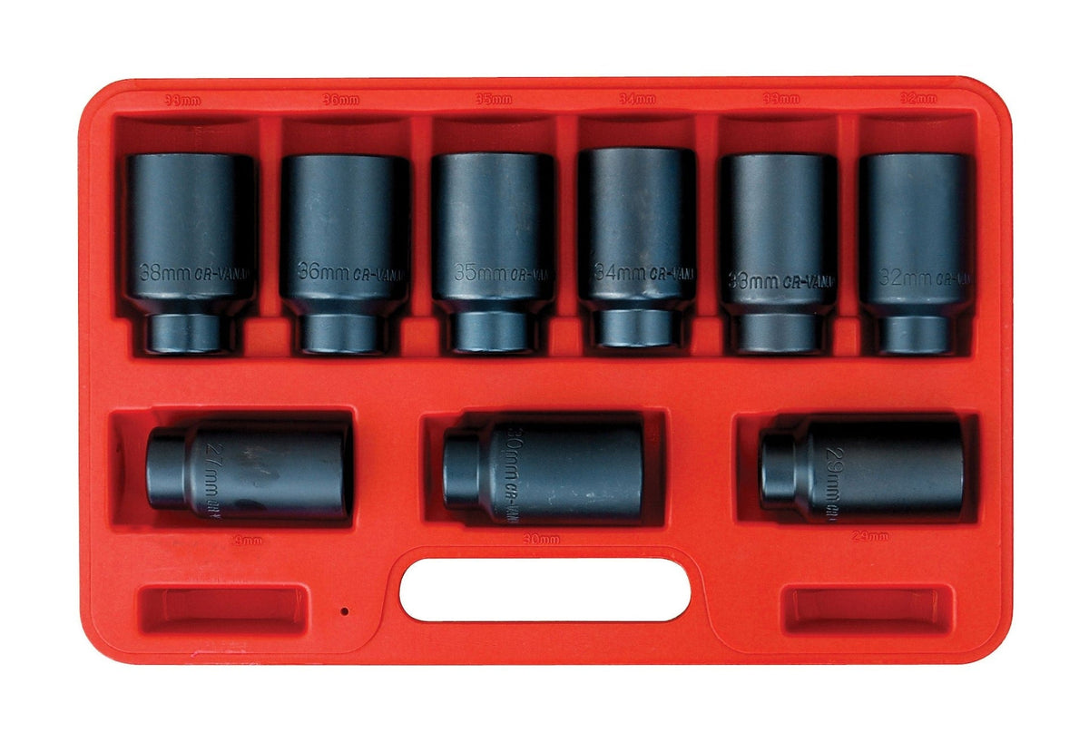 Socket Sets, 9-pc - Item 0004391 K6
