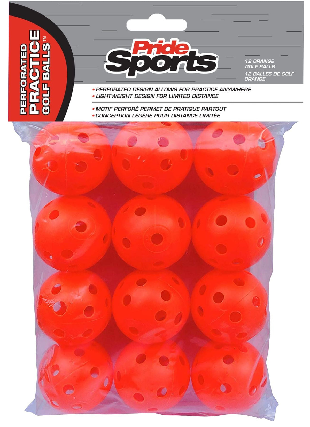 Golf, 12-pk, Plastic, Assorted Colours - Item 0005892 E0