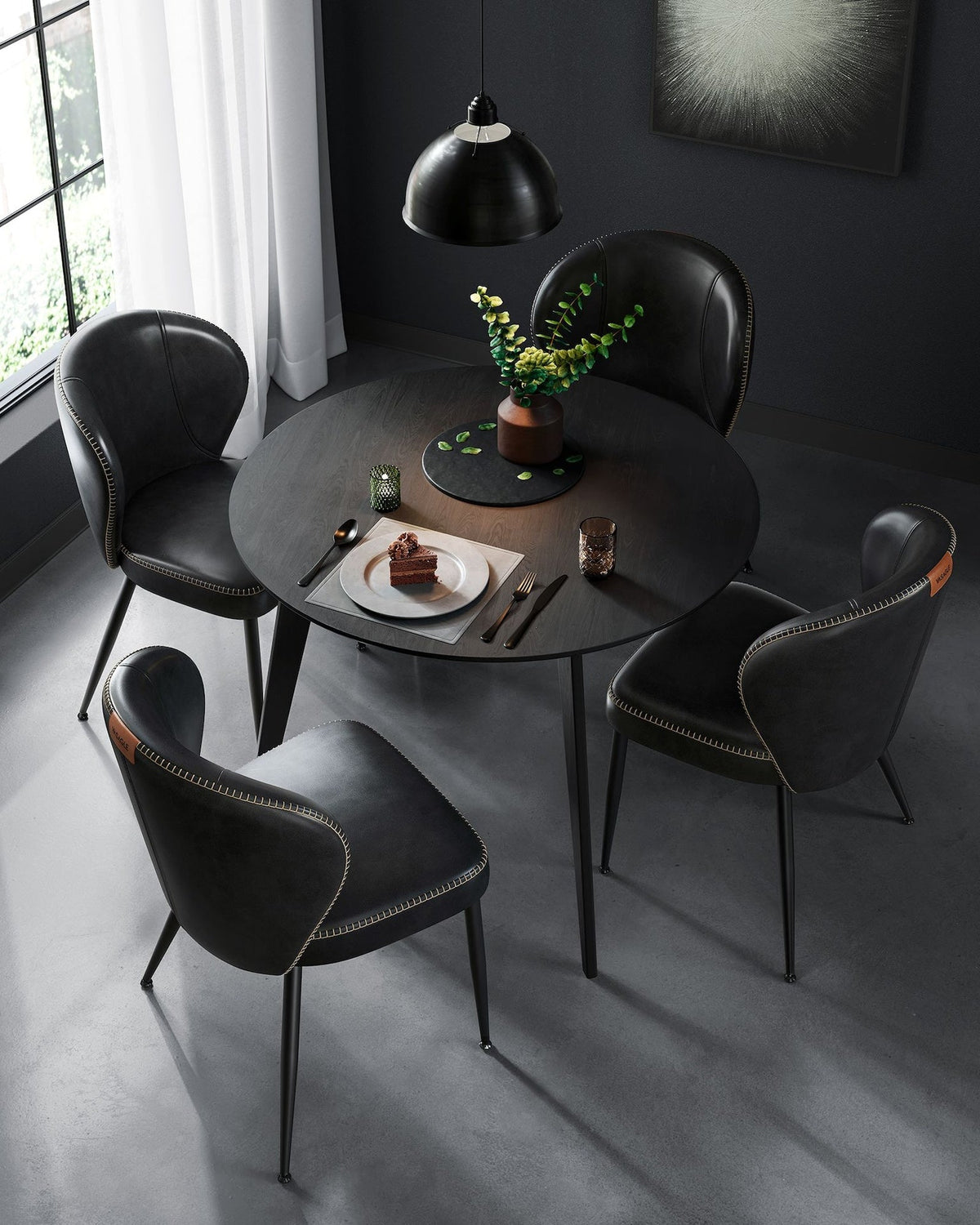 Kitchen & Dining Room Furniture, 2-pk, Black - Item 0008451 V0