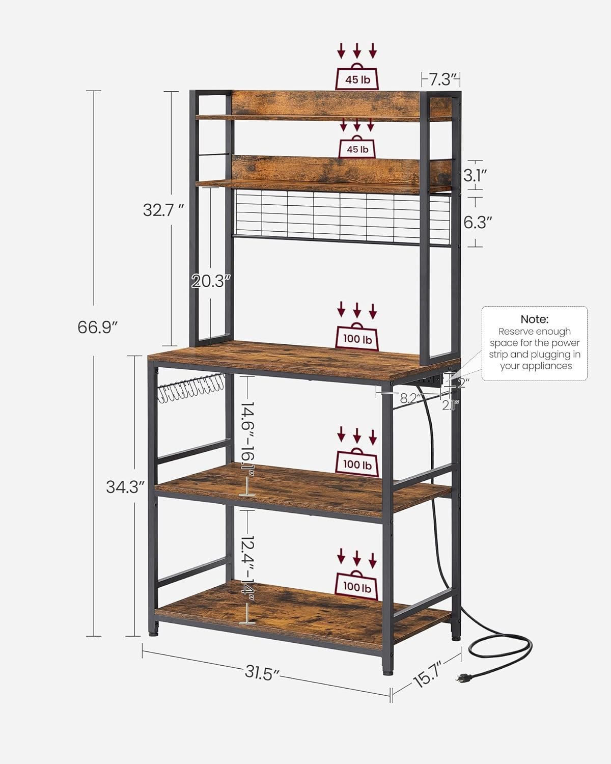 Kitchen & Dining Room Furniture, Brown - Item 0008444 R5