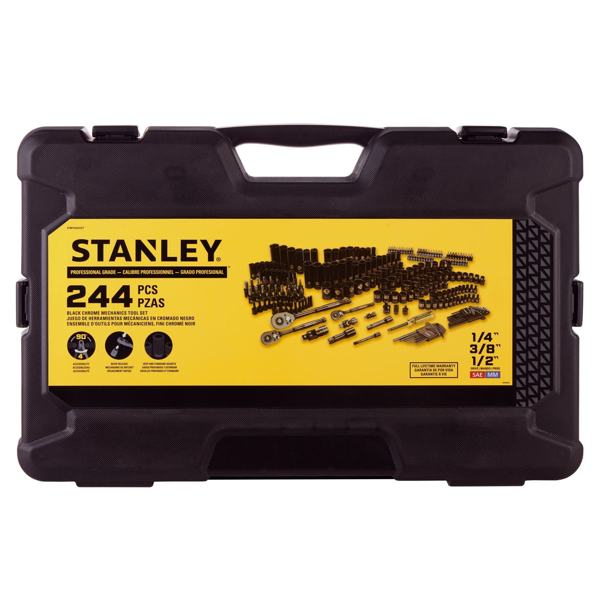 Socket Sets, 244 Piece, Black - Item 0004307 R6