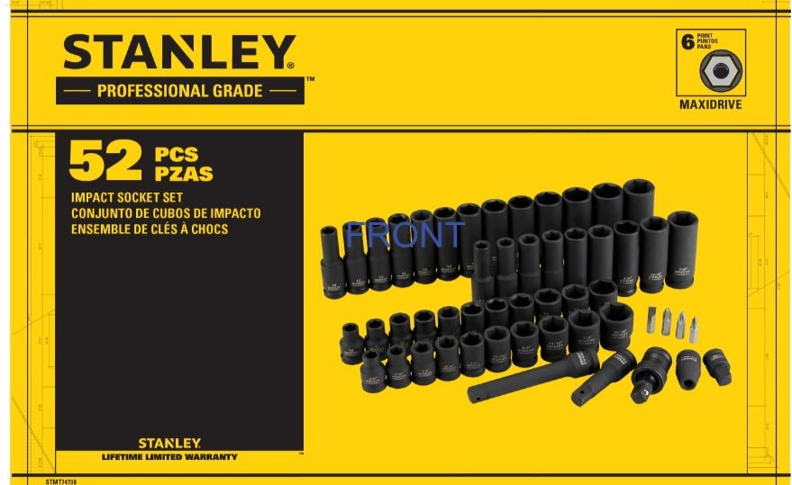 Socket Sets, 2-in, 52-pc - Item 0004375 R1